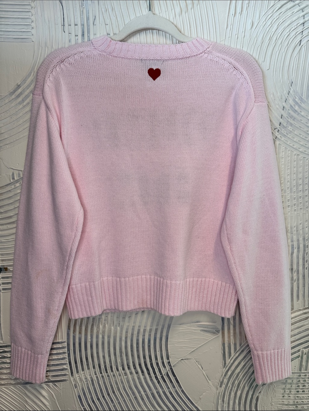 wild fable Pink Knit Sweater with Red 'DUMP HIM' Lettering N0697 - Picture 4 of 7